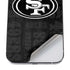 NFL San Franciso 49ers Black & White iPhone 12 Pro Max Skin
